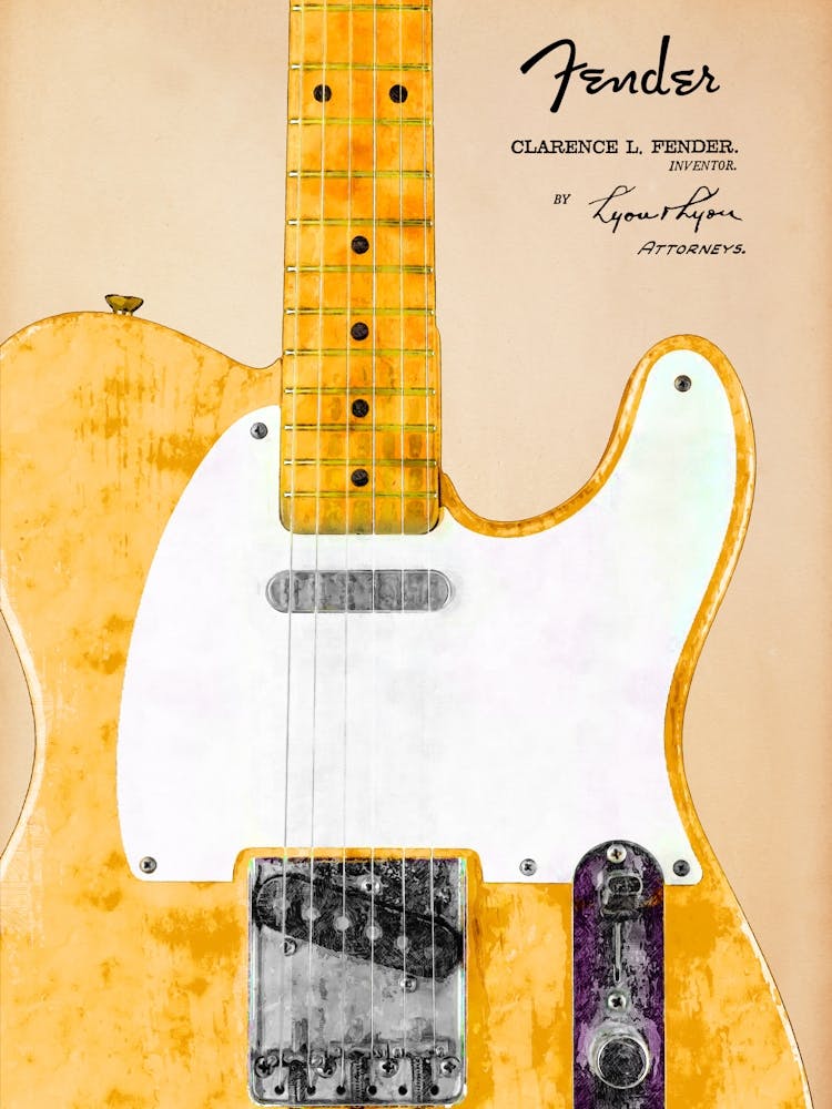 Fender Telecaster Illustration