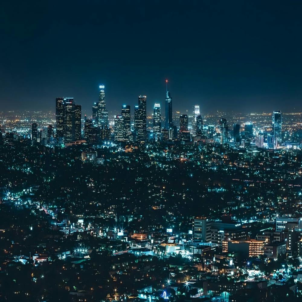 Los Angeles Paysage Urbain la Nuit