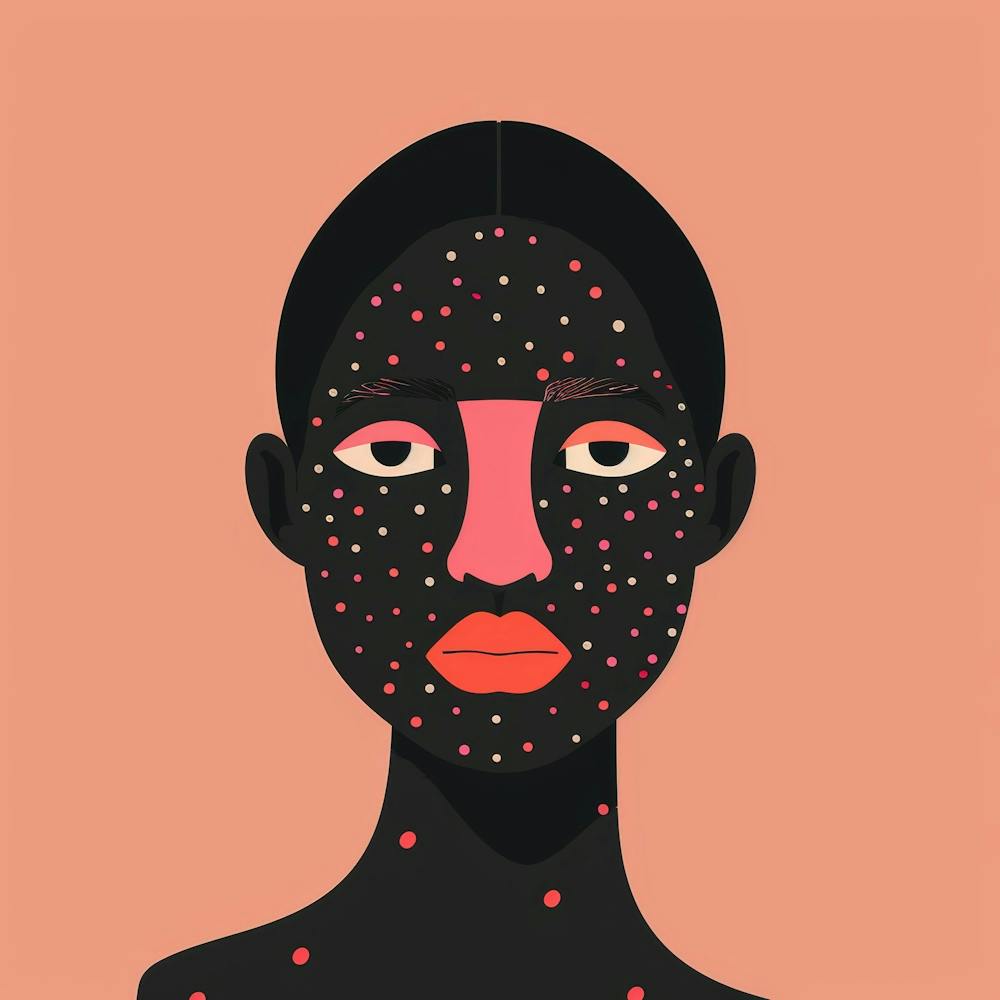 Woman With Freckles