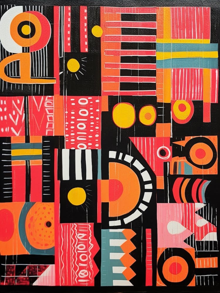 Afrocentric Pattern Illustration 6