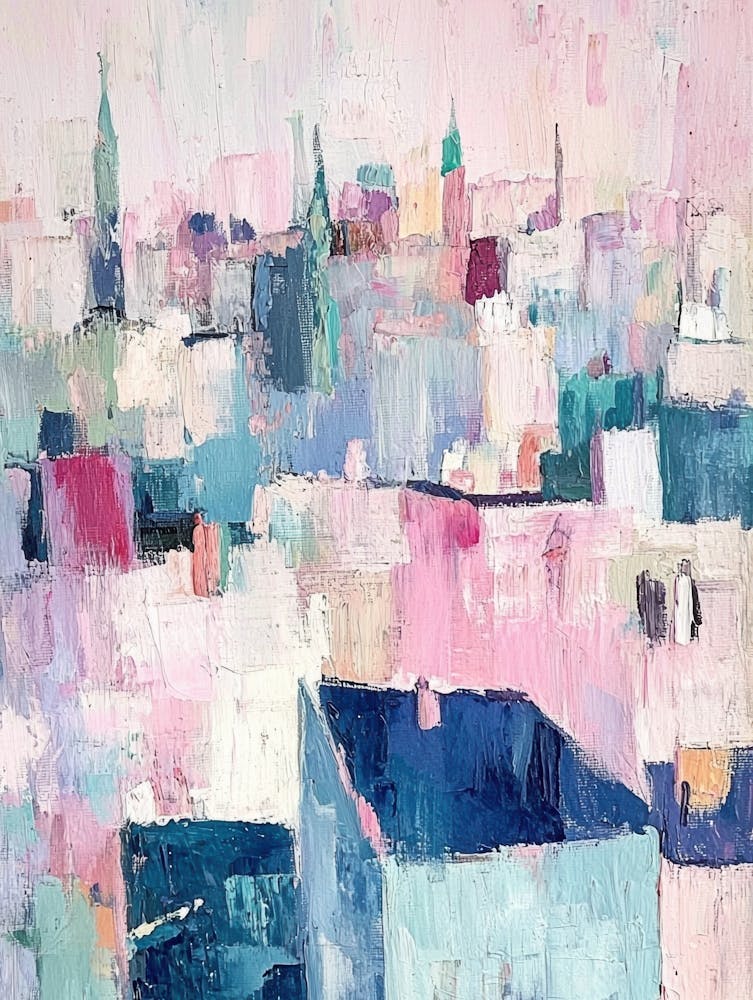 Pink Cityscape