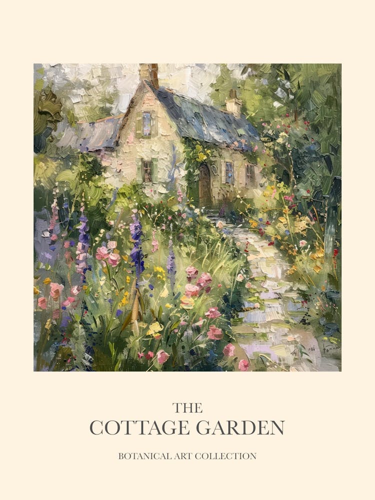 Flower Symphony Cottage Garden Poster 7