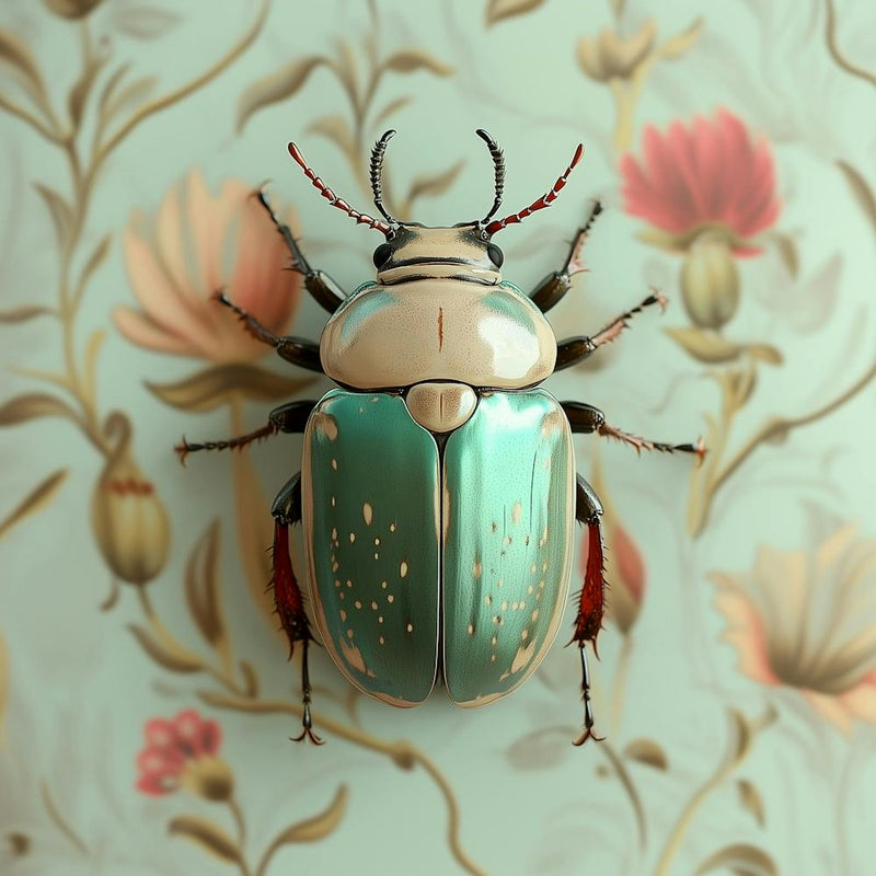 Jewelry beetle photography