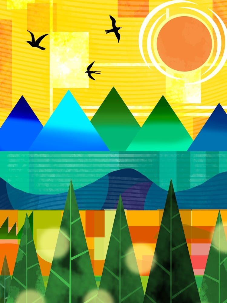 Abstract Landscape