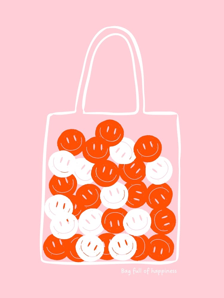 Bag full of hapiness - purple 1