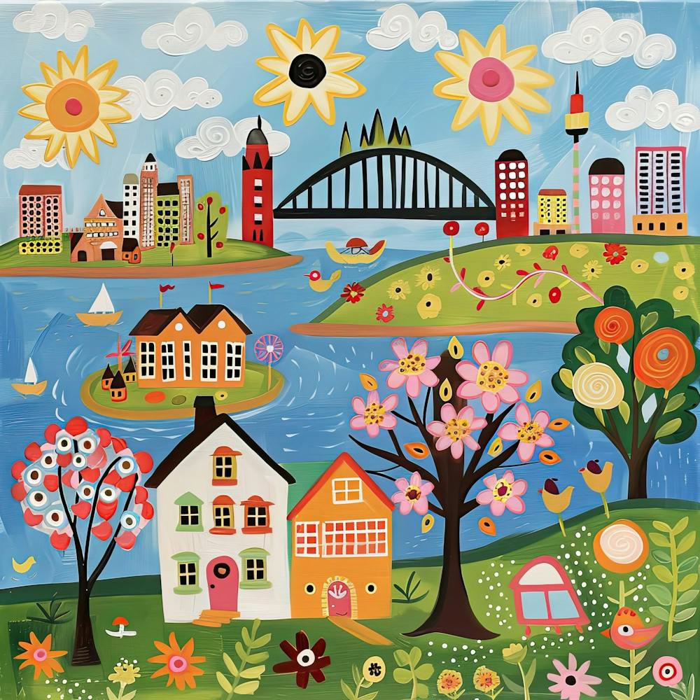 Kids Travel Illustration Sydney 4