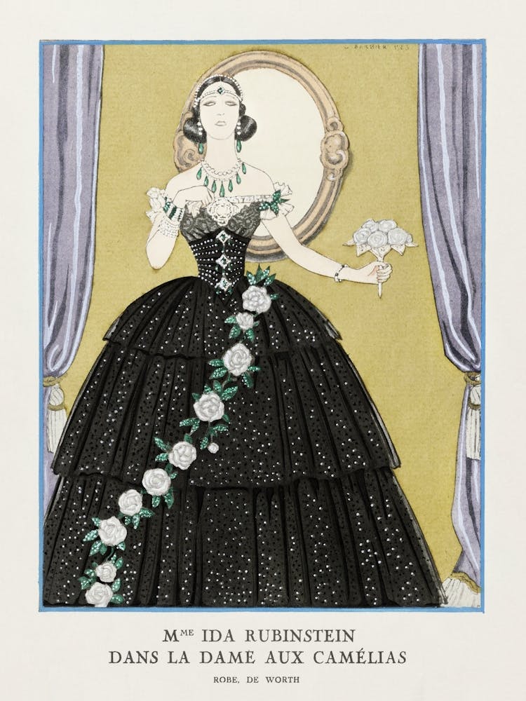 La Dame Aux Camélias; George Barbier