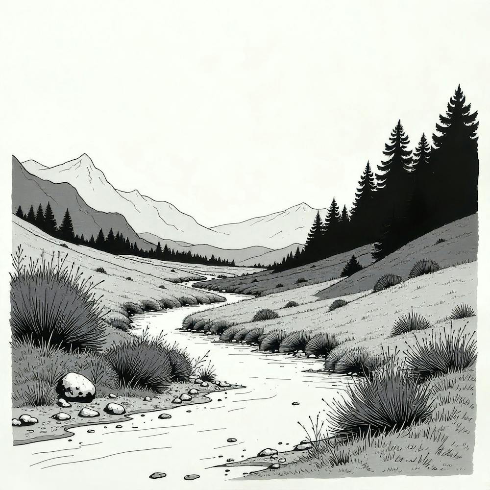 River In The Mountains 5