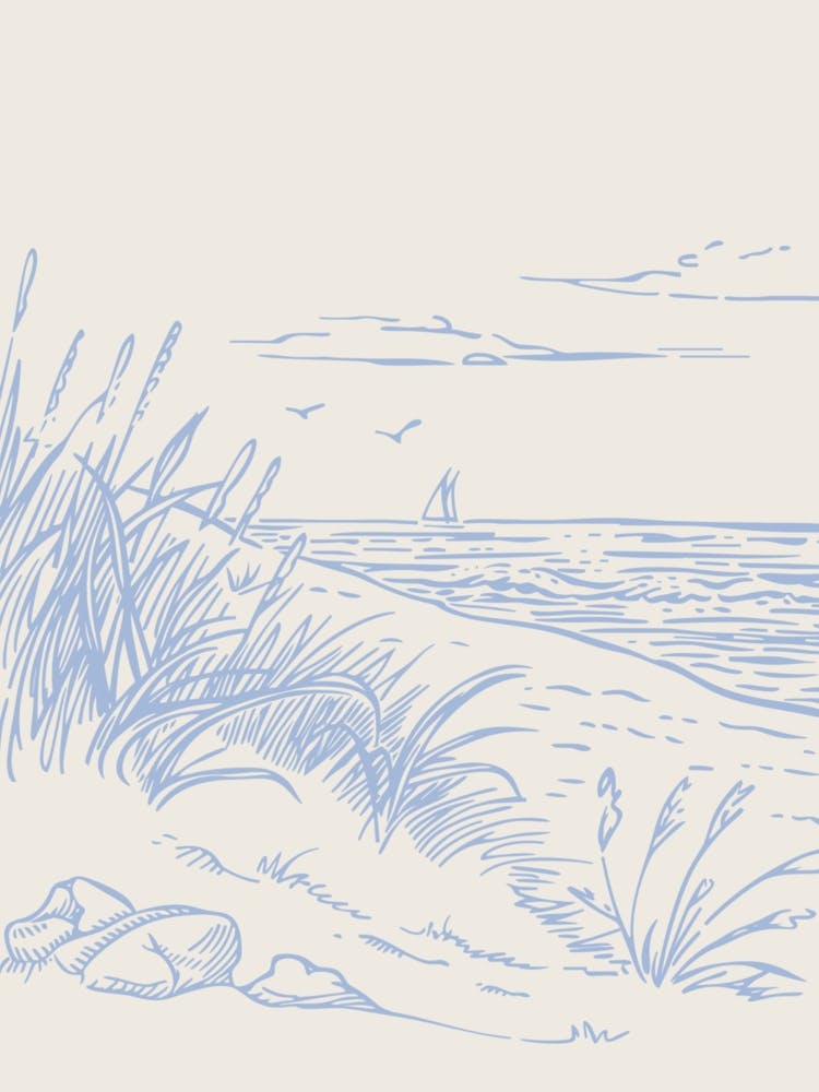 Sailing Sketch Parchment