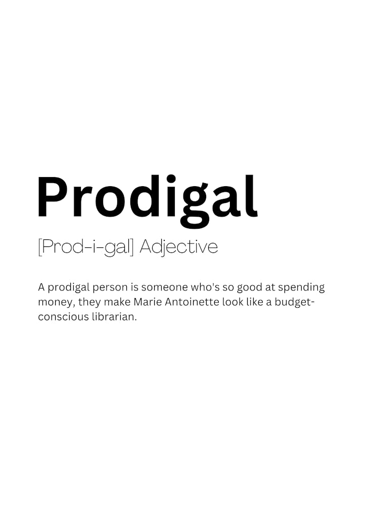 Prodigal Definition Meaning 1