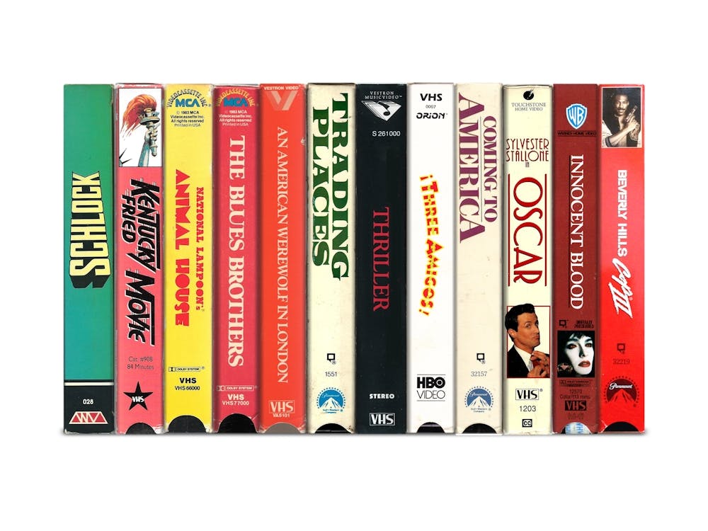 Classic John Landis Films Print - Vintage VHS Collection Poster