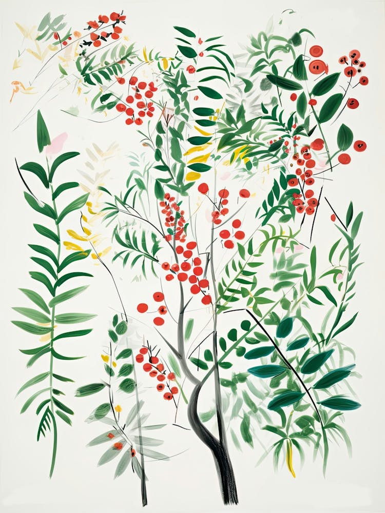 Whitecurrant Fruit Drawing 1