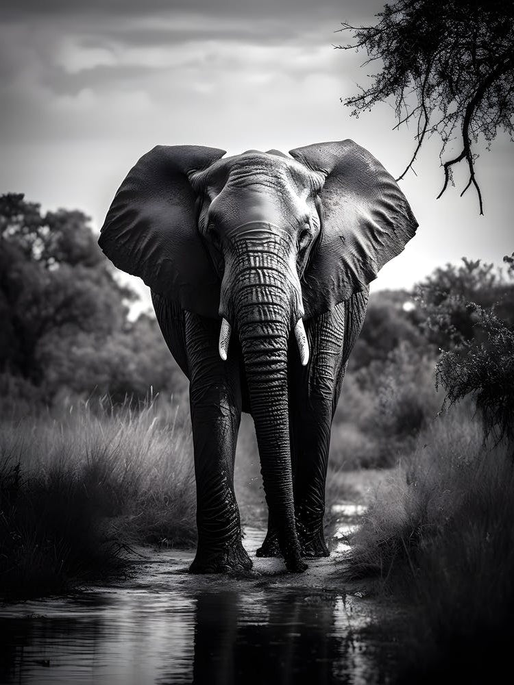 Elephant In The Nature