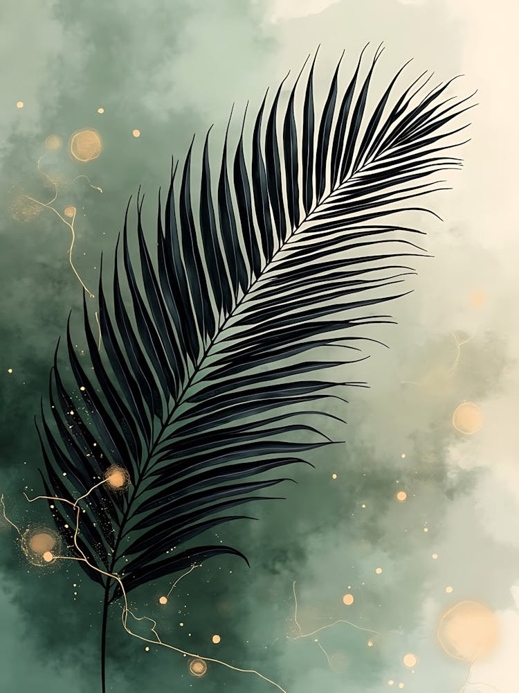 Soft Minimal Plant Illustration in Earth Palette