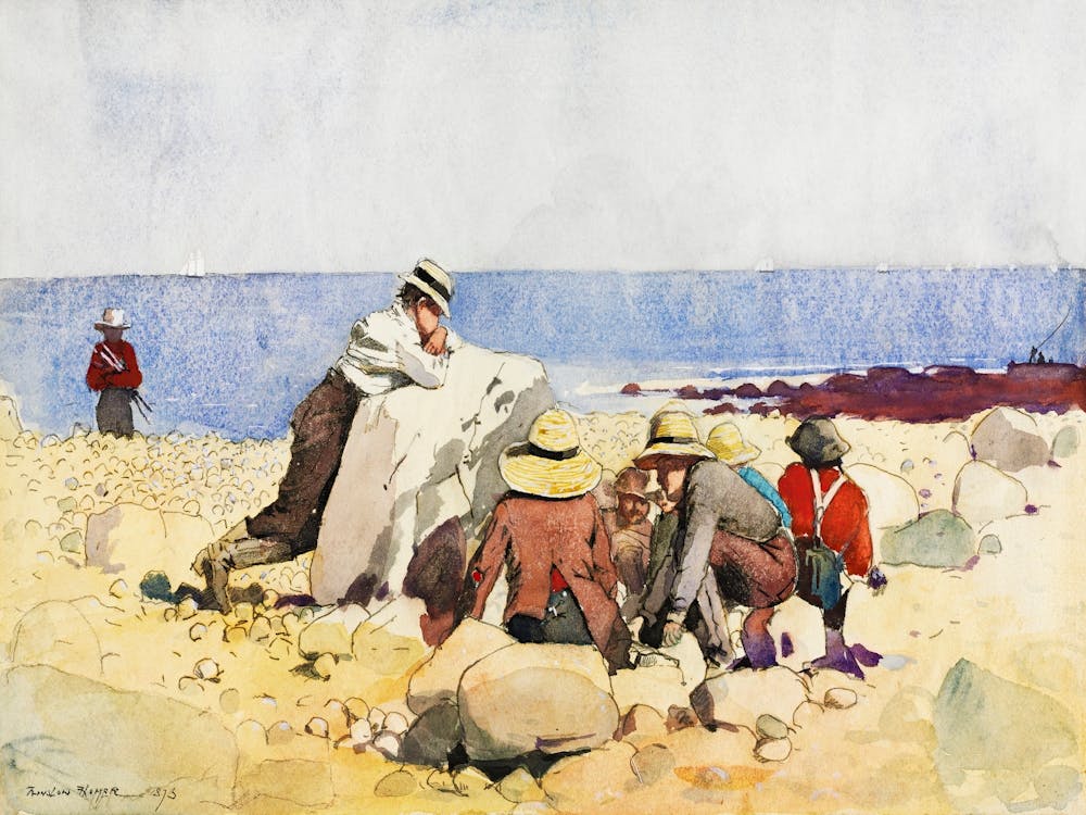 A Clam Bake (1873), Winslow Homer