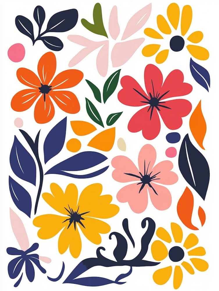 Abstract Floral Painting 4