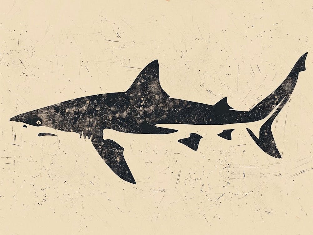 Zebra Shark Silhouette 5