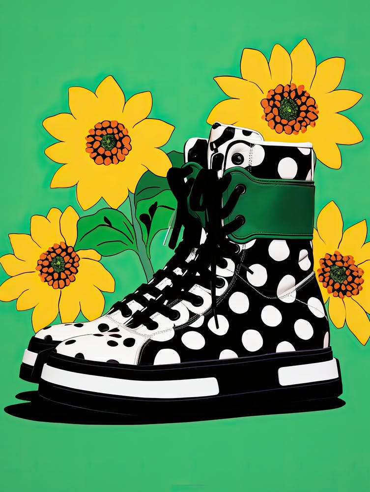 Sneaker Symphony in Floral Harmony