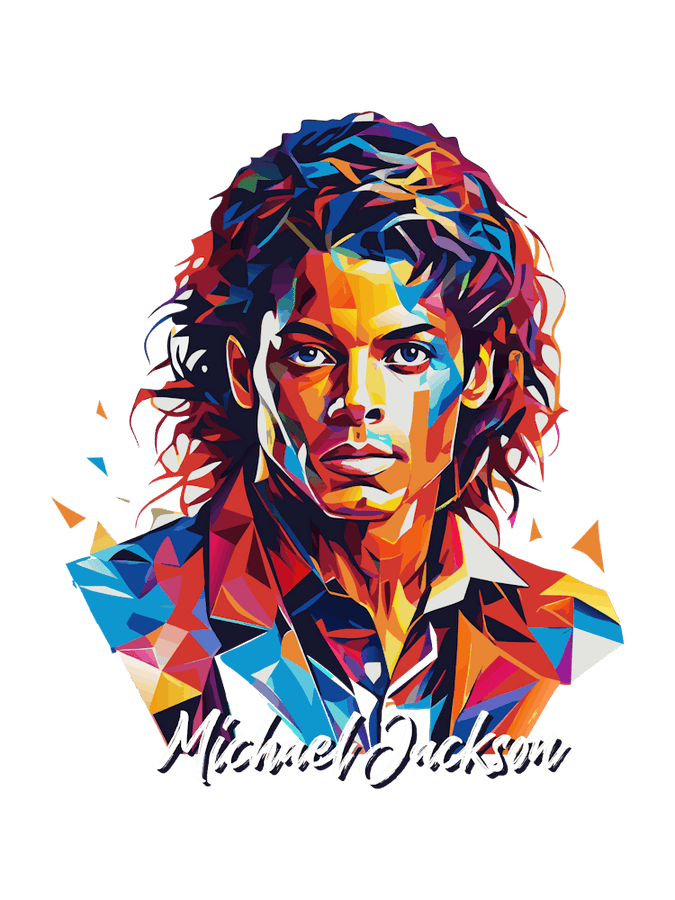 Michael Jackson 01 Portrait Music Icon Style WPAP Pop Art Art