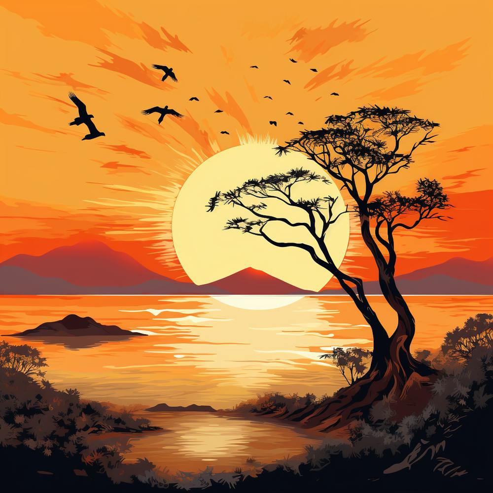 Sunset Painting 1