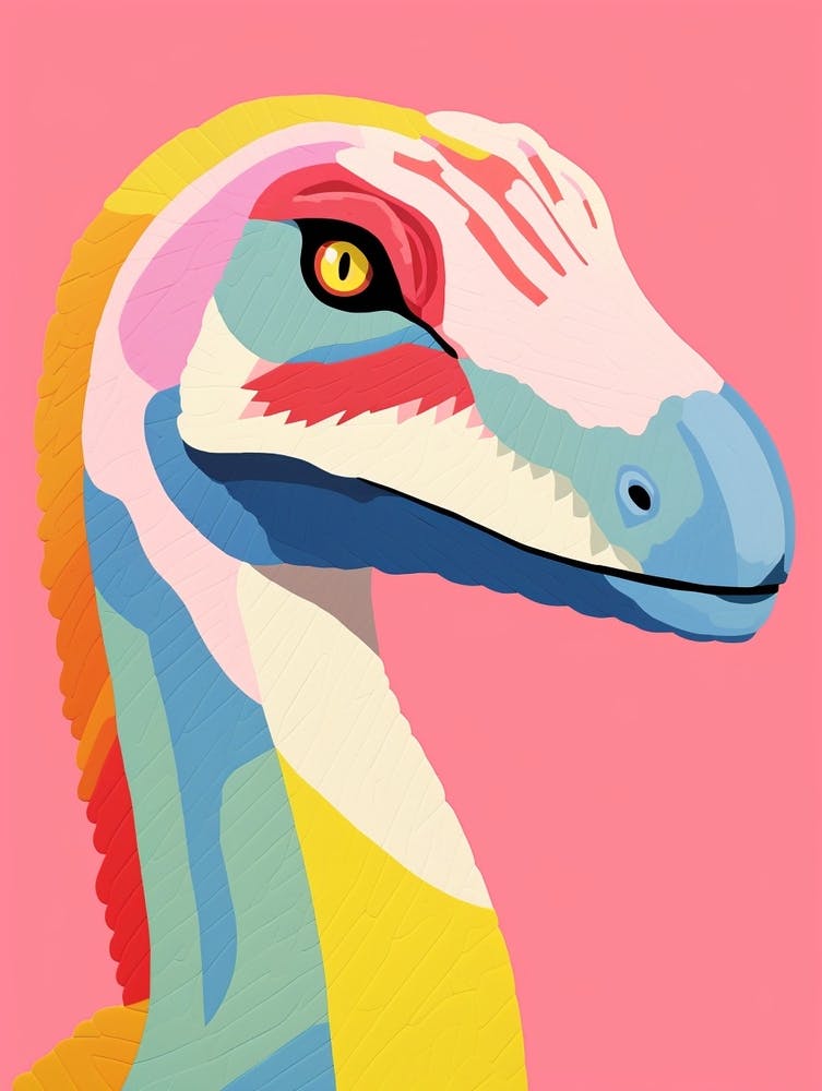 Colourful Dinosaur Oviraptor
