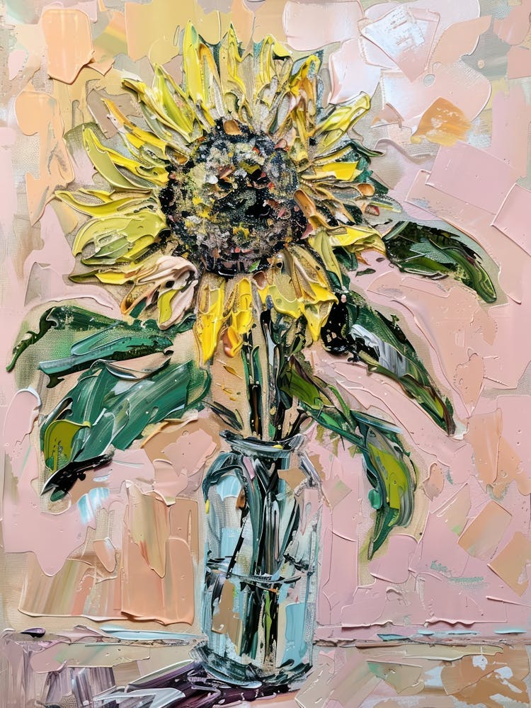 Un monde de fleurs tournesols 4 Peinture