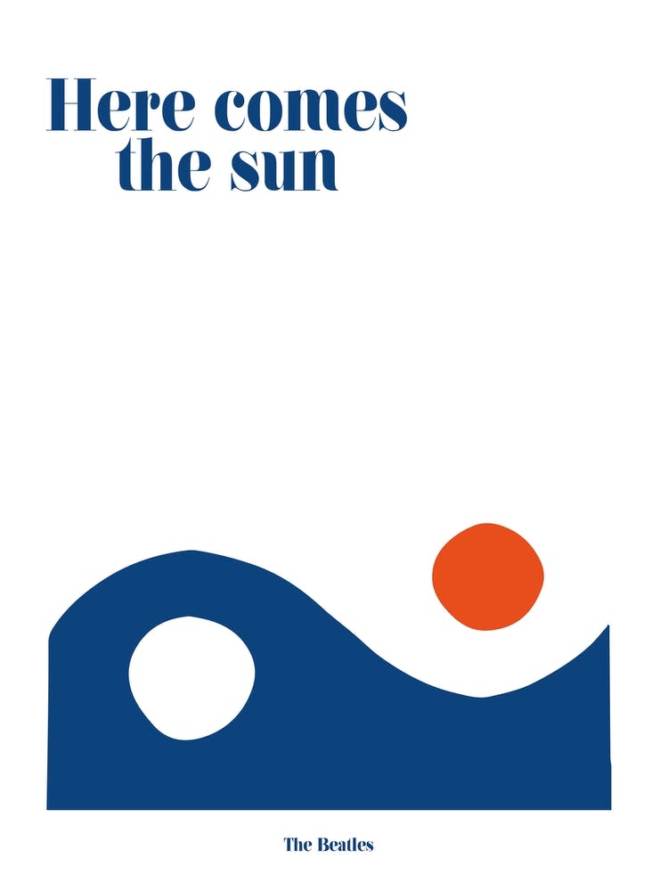 Here Comes The Sun The Beatles Inspired Retro