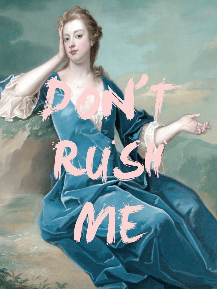 Dont Rush Me Blue Dress