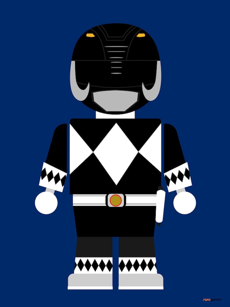 Toy Power Ranger Black 