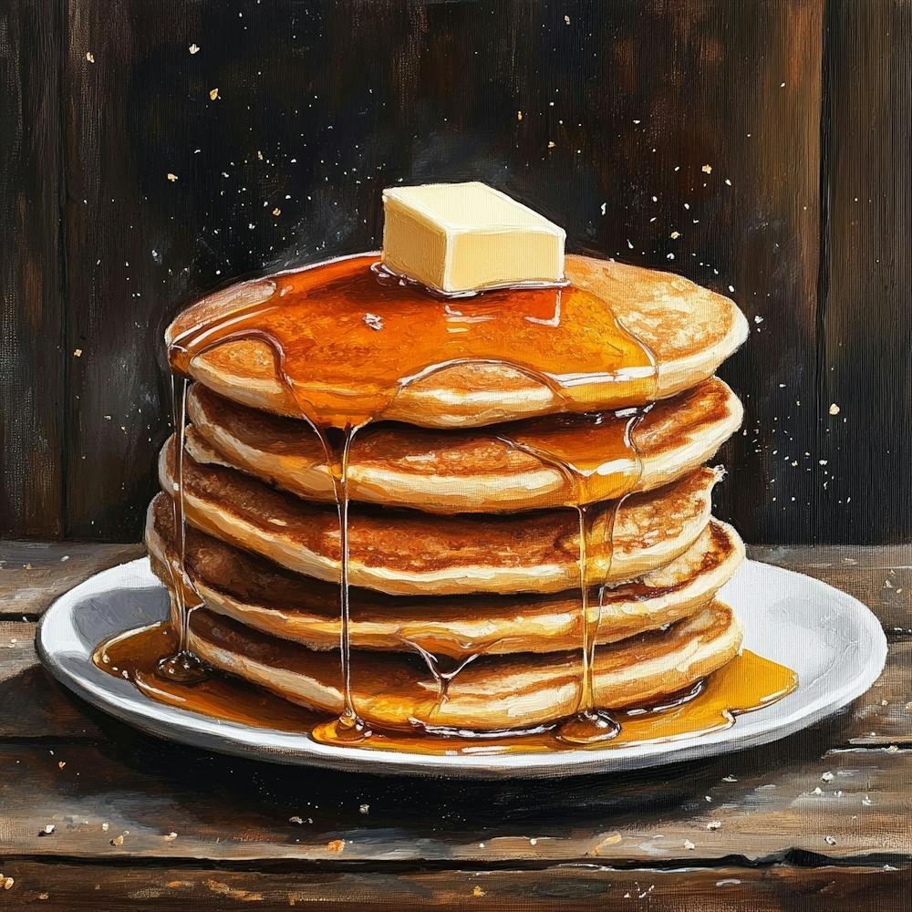Stack Of Pancakes Art