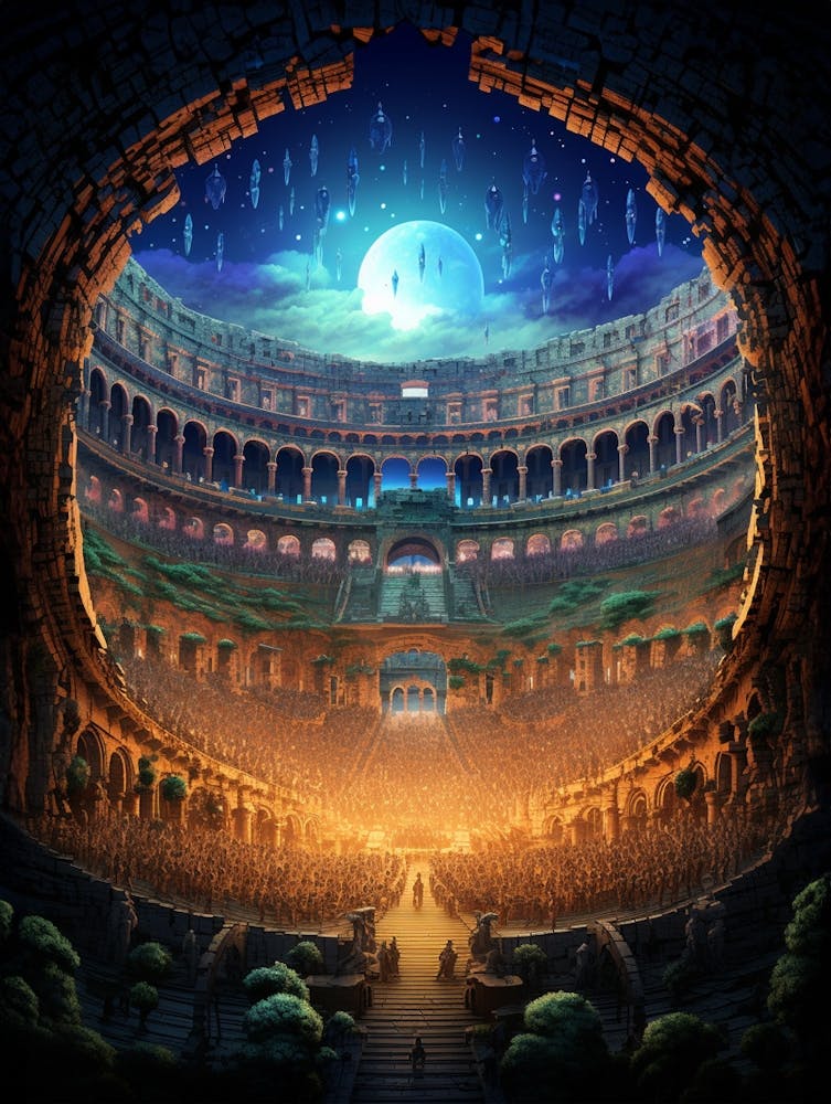 Colosseum Pixel Art 2