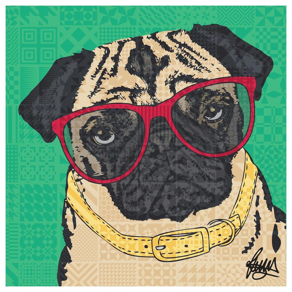 Percy Pug 2 Carré
