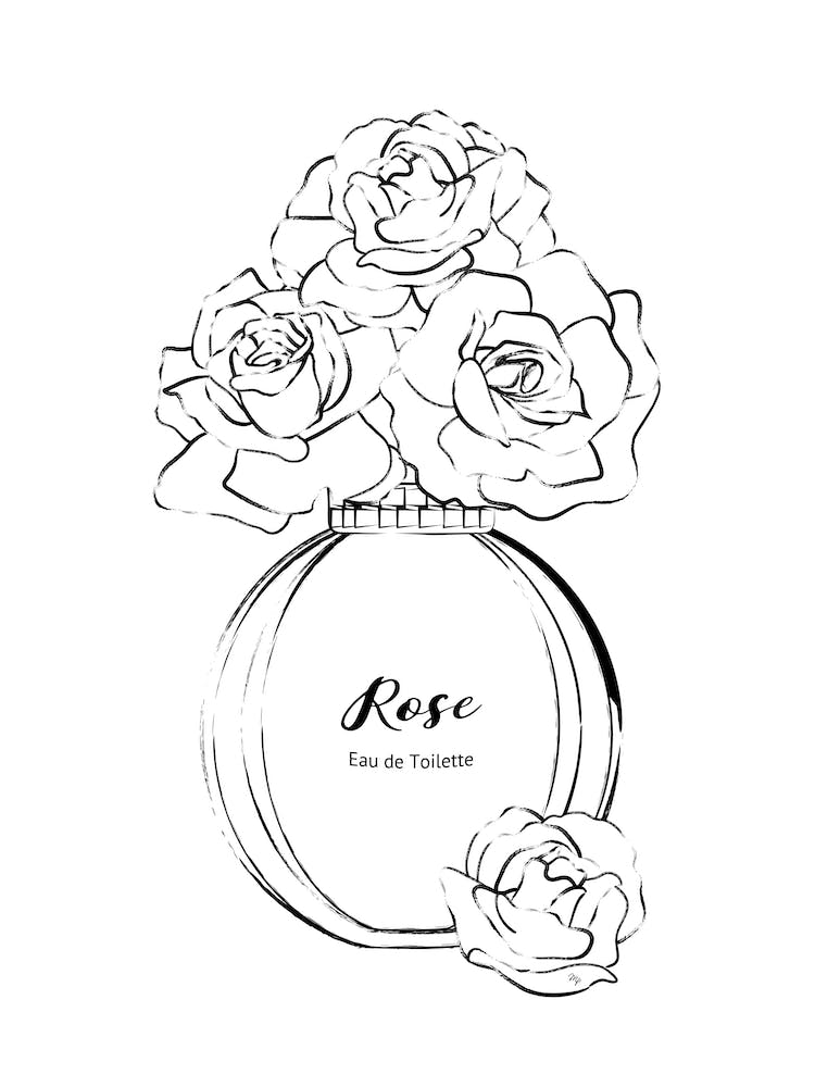 Rose Perfume illustration