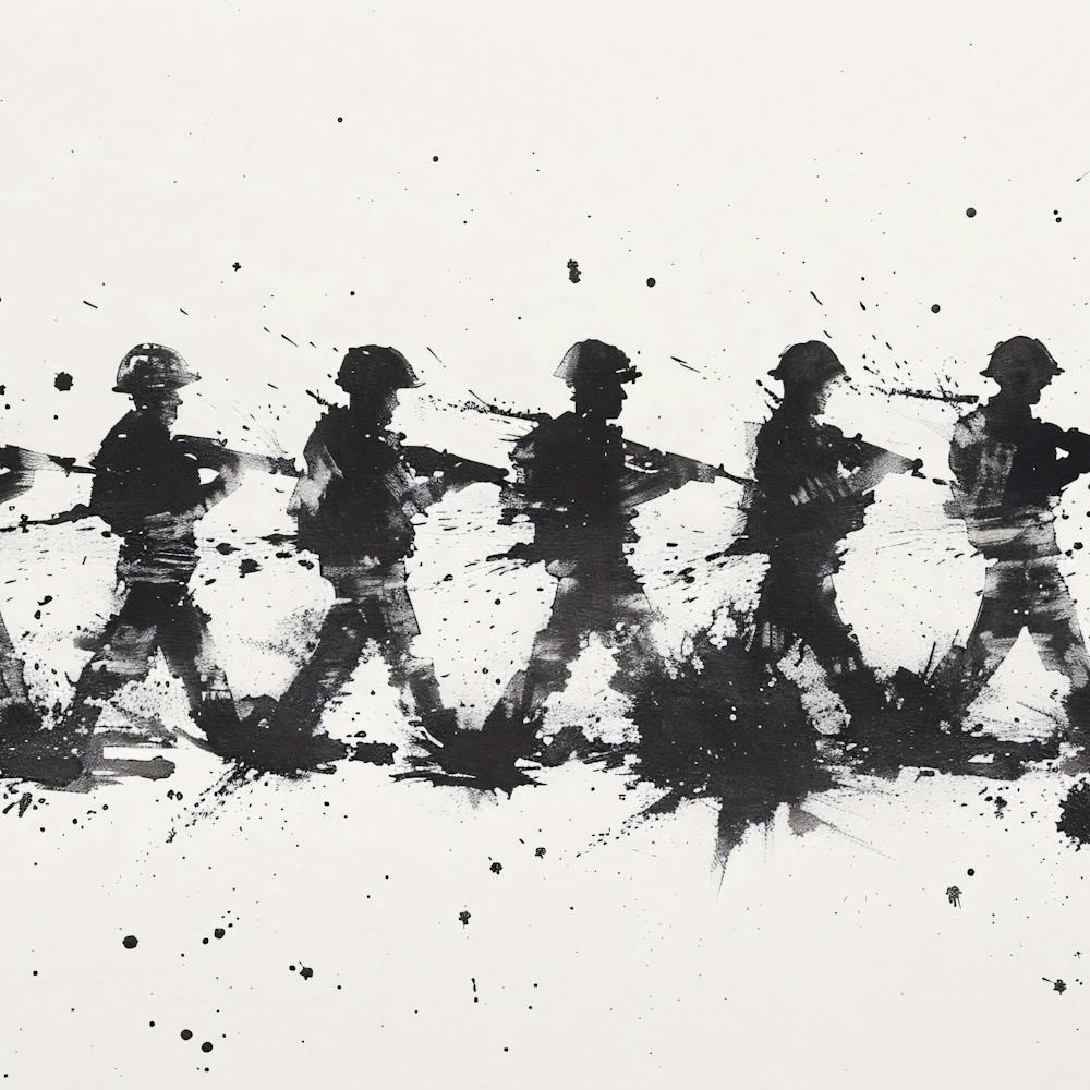 Soldiers Marching