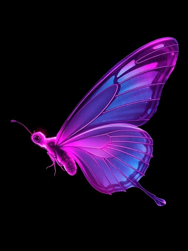 Schmetterling In Lila