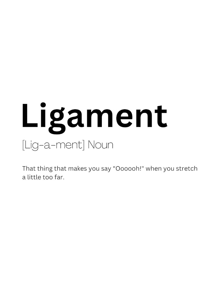 Ligament Definition Meaning