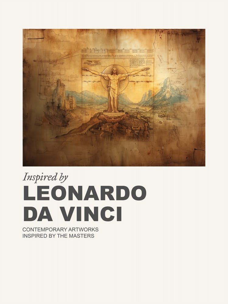 Museum Poster Inspired By Leonardo Da Vinci 3