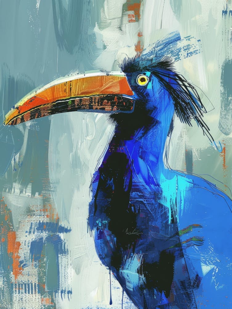 Blue Stork