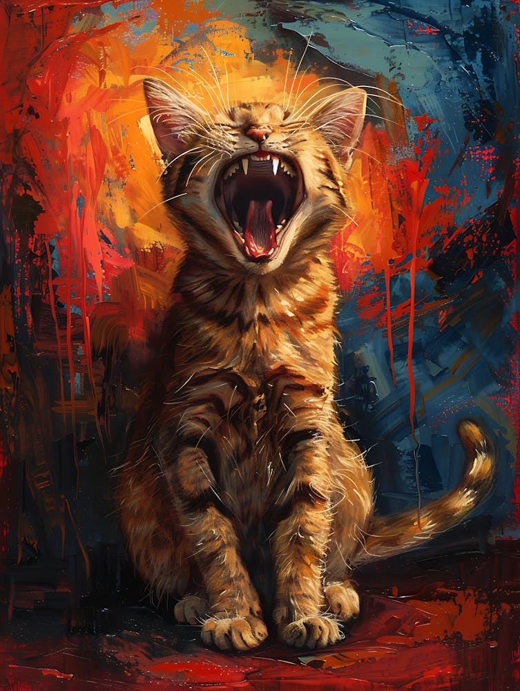 Fantastic Cat Screaming 9