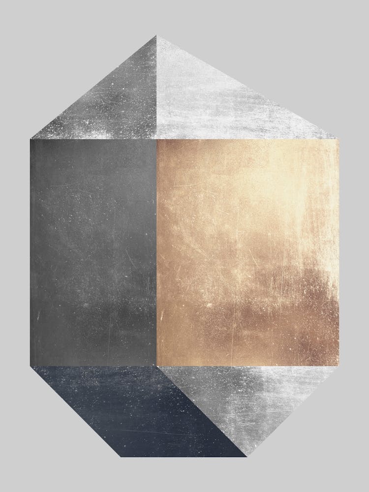 Metal and gold geometry 13