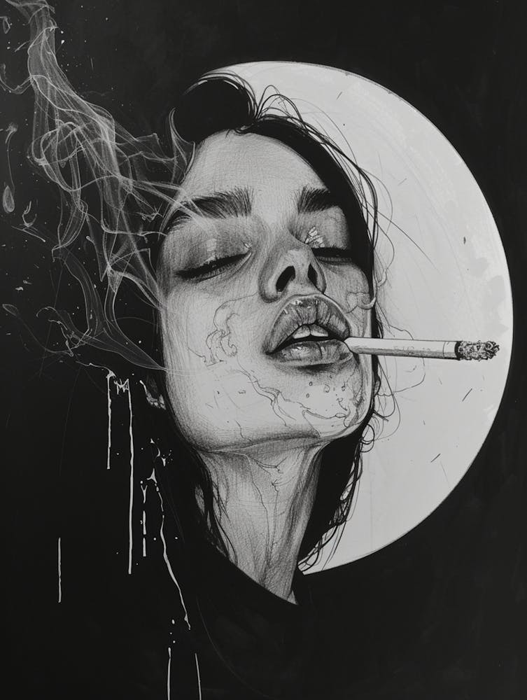 Girl and her Cigarette