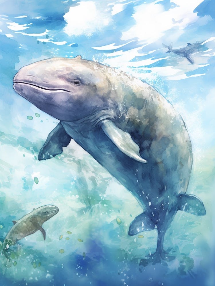 Whale In Ocean 4
