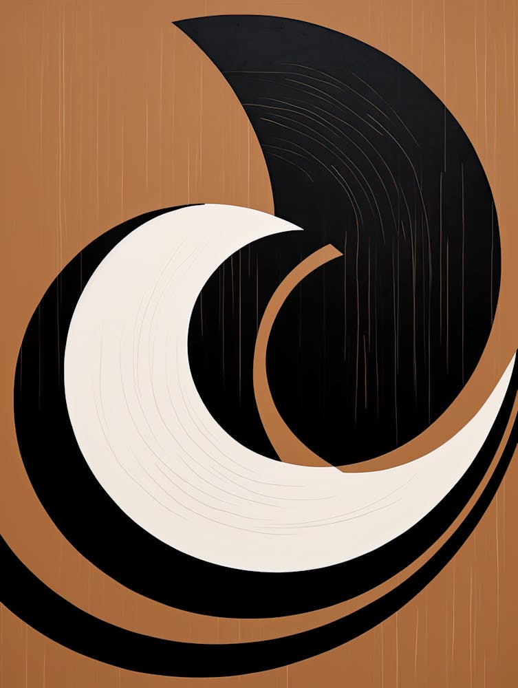 Bauhaus Serenity: Abstract Beige