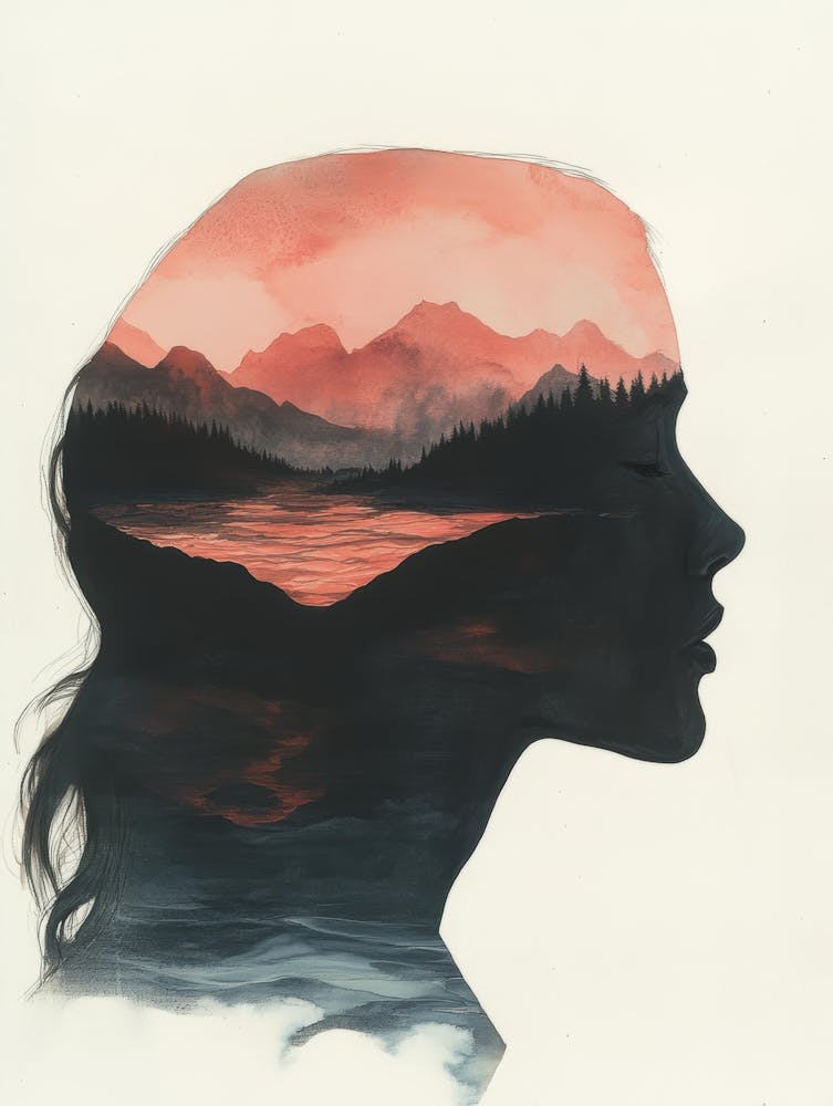 Silhouette Of A Woman 104