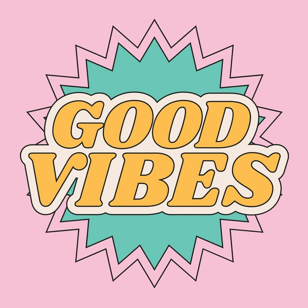Good Vibes Retro Pink