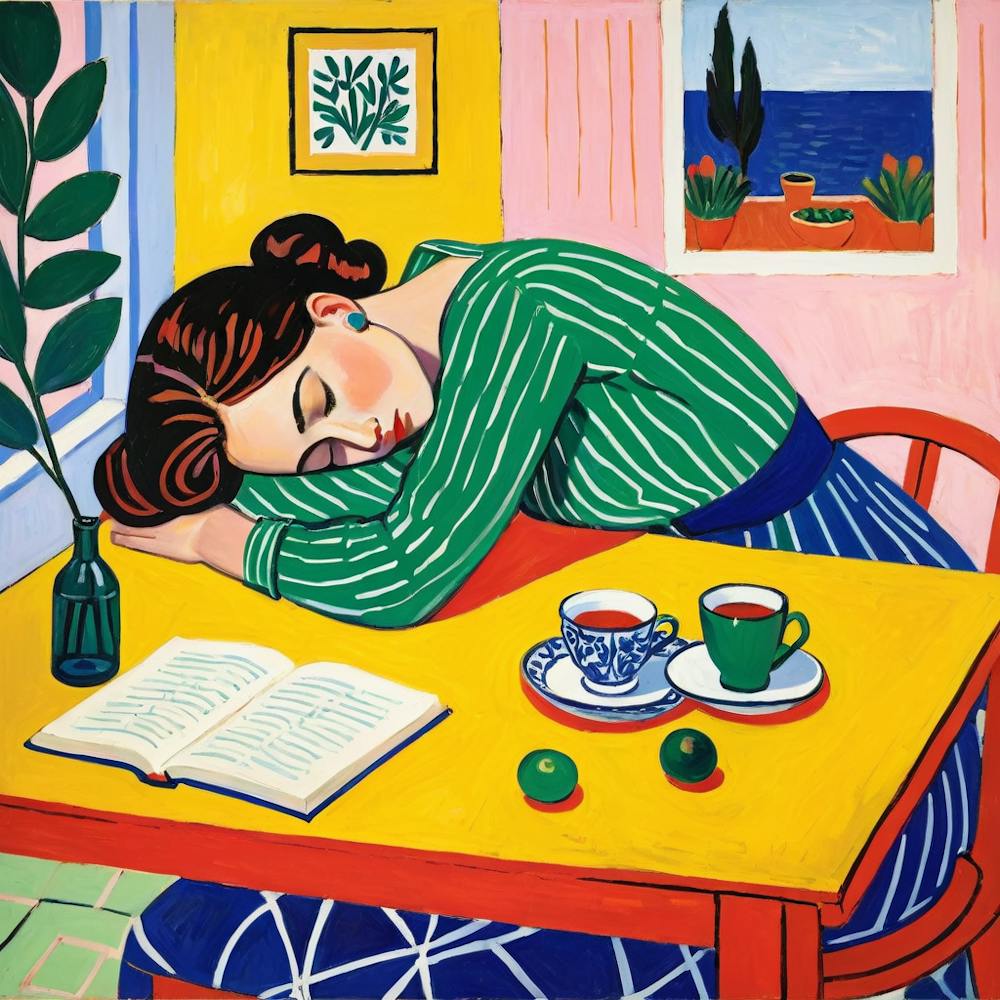 Sommeil à table 1