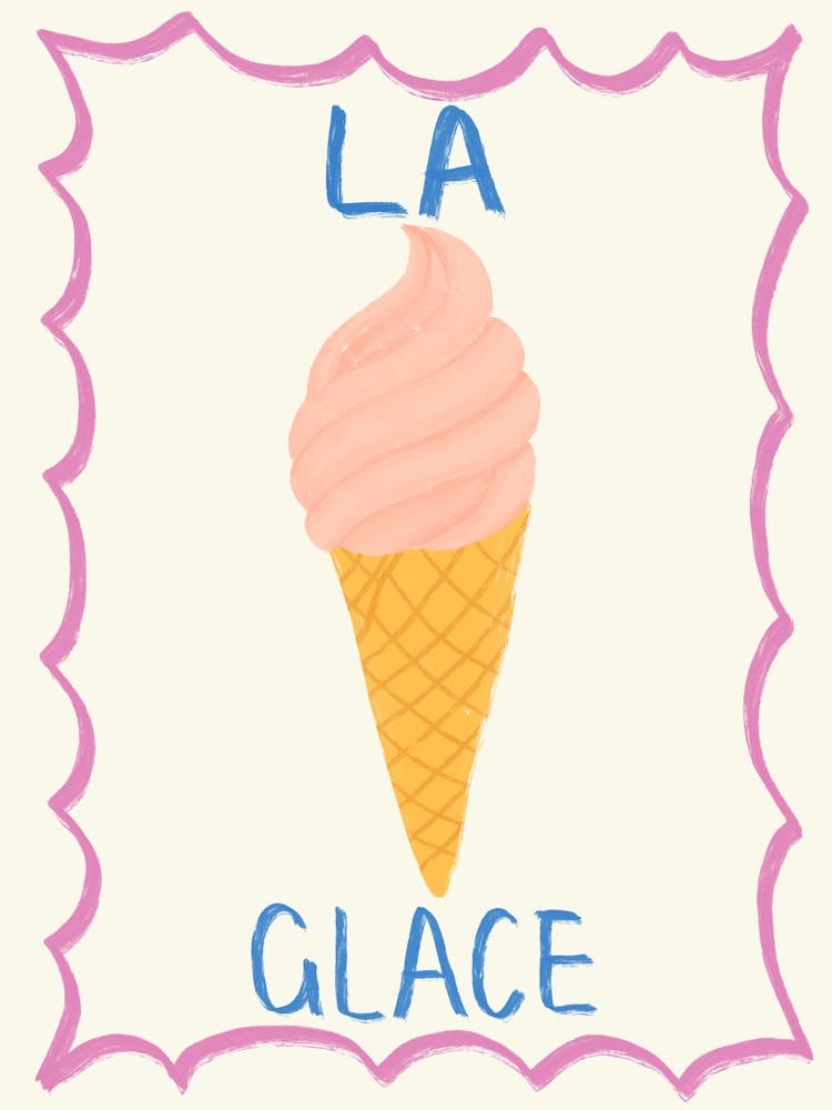 La Glace Cute Pink Kitchen Food