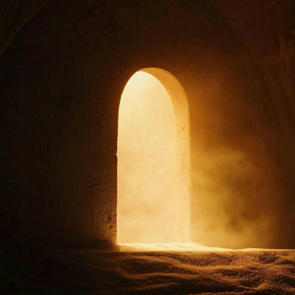 Light Shining Through A Door