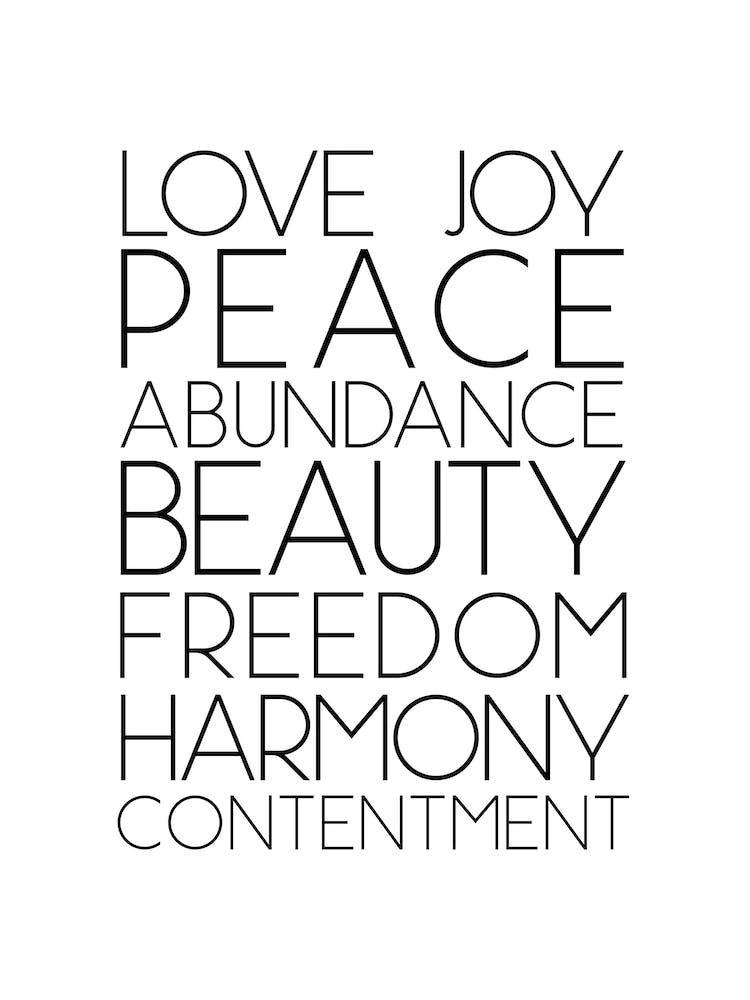 Love Peace Abundance