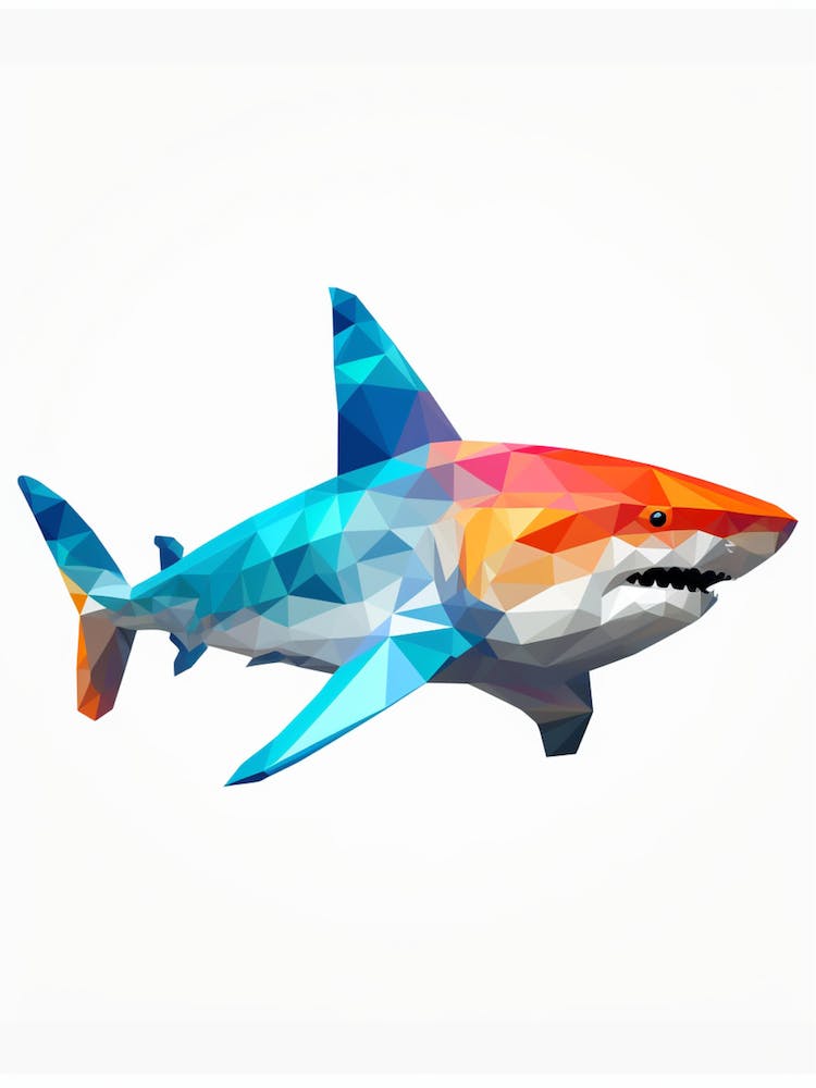 Minimalist Shark Shape 12